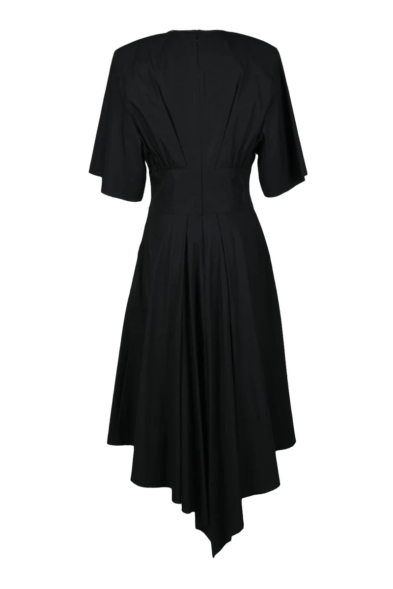 Long Cotton Dress - Black
