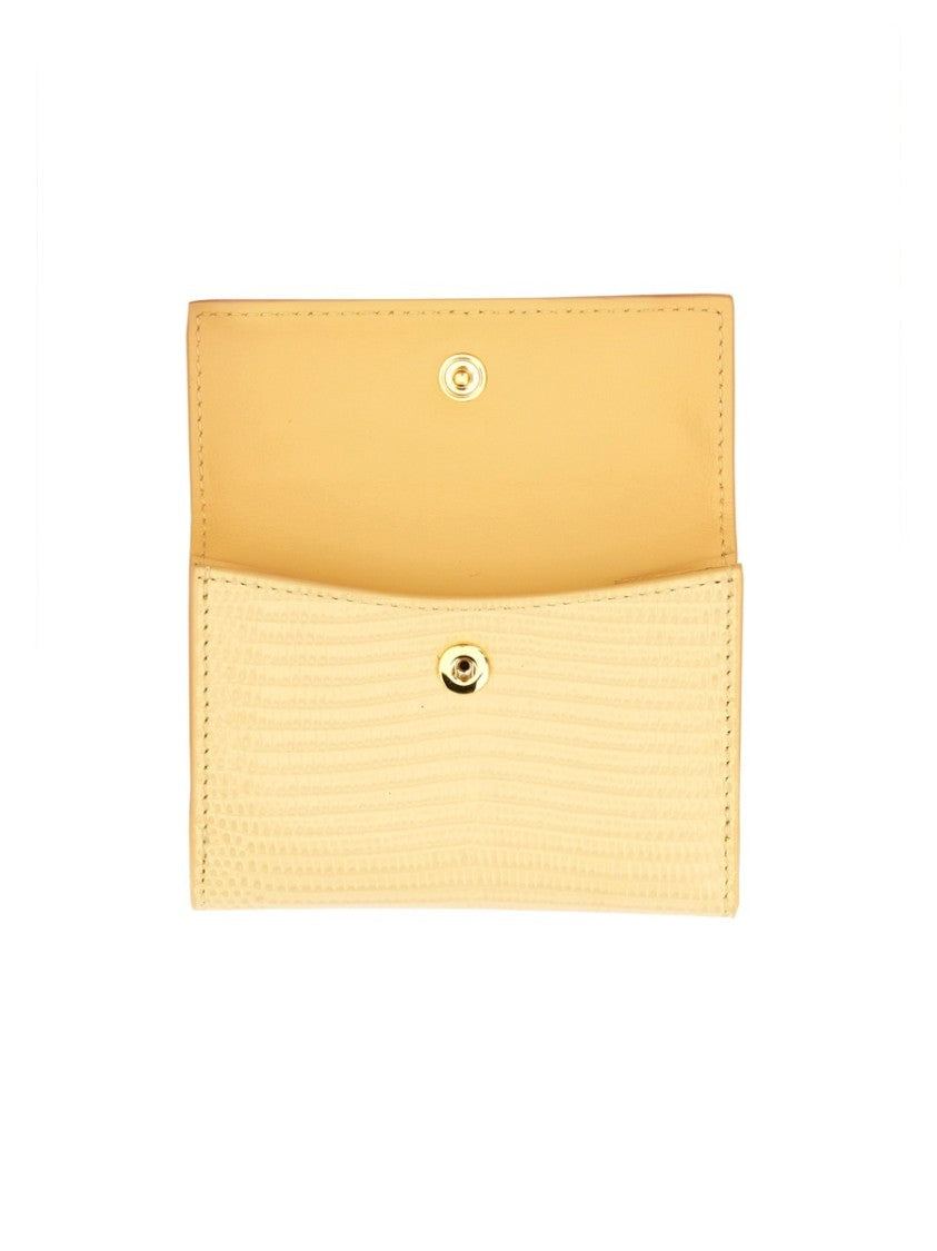"Baby" Textured Leather Wallet
