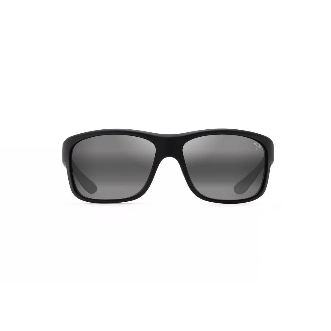 Southern Cross Rectangular Frame Sunglasses with Matte Black Finish