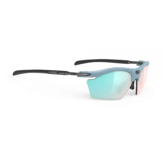 Sporty Semi-Rimless Sunglasses with Gradient Lenses