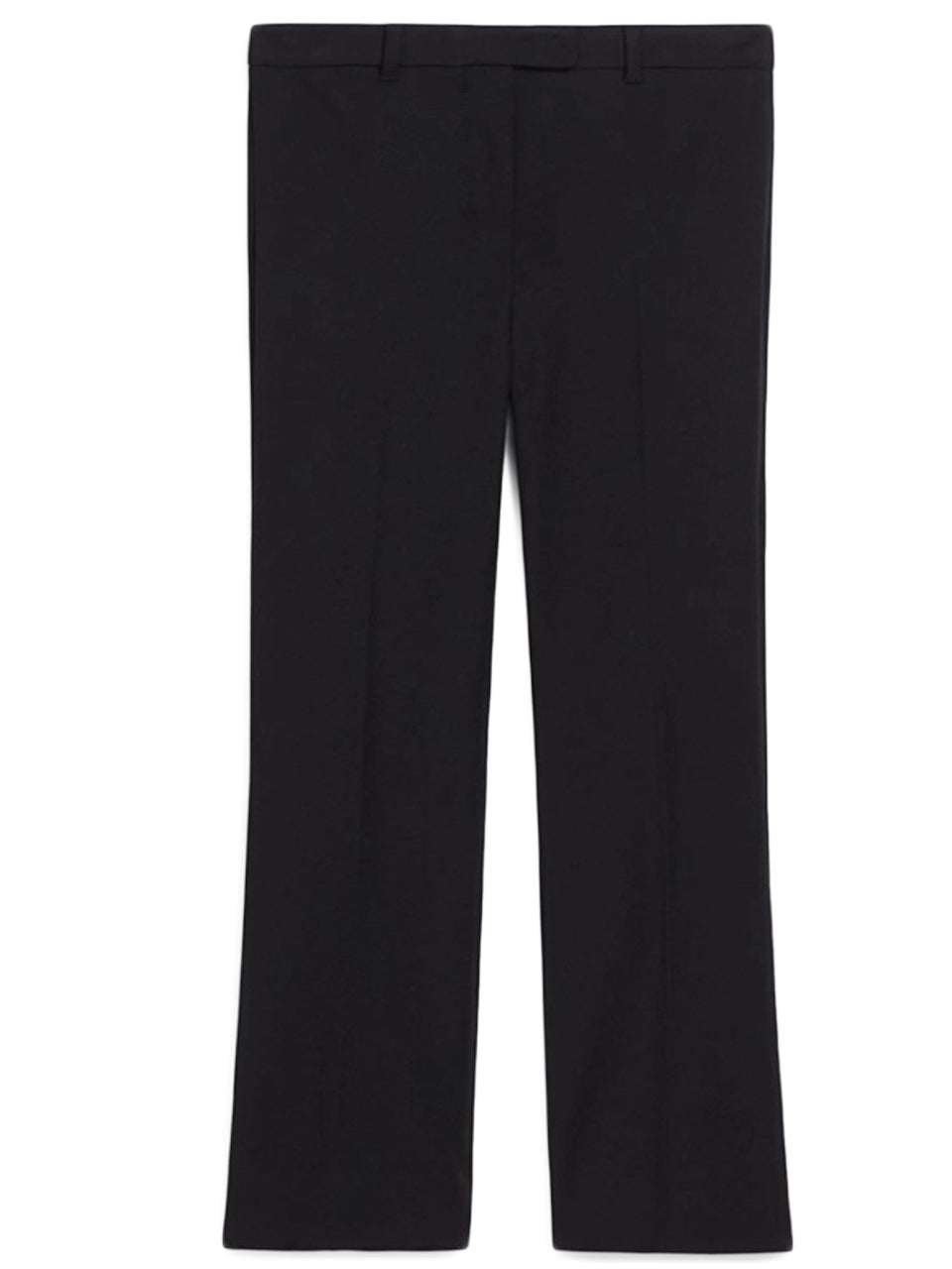 Straight-Leg Tailored Pants With Concealed Fastening