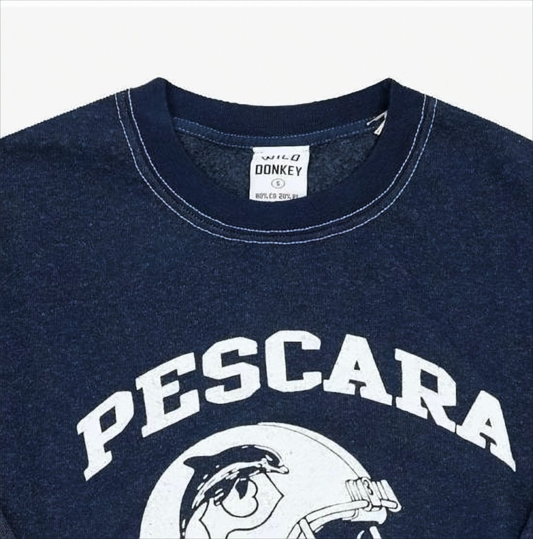 Long-Sleeve Cotton-Blend Sweatshirt with Graphic Print
