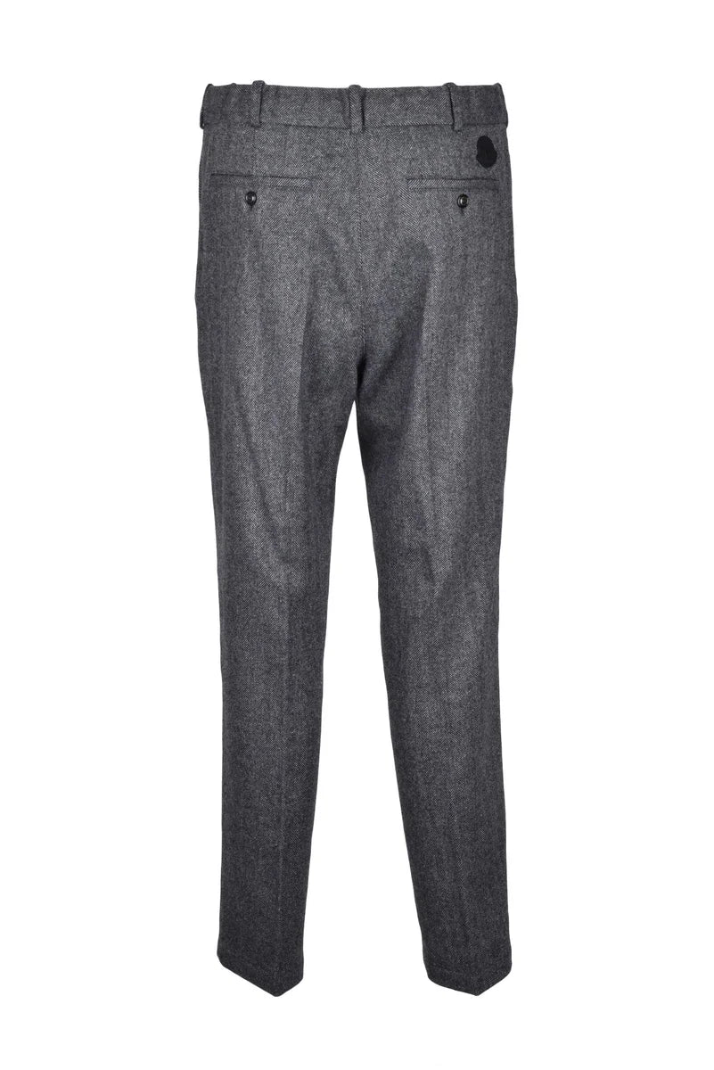 Virgin Wool Pants - Grey