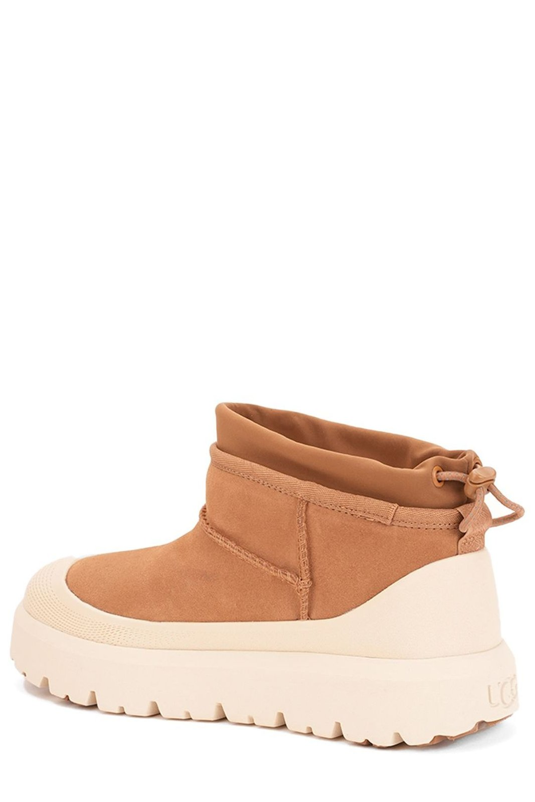 Mid-Height Suede UGG Boot with Chunky EVA Sole
