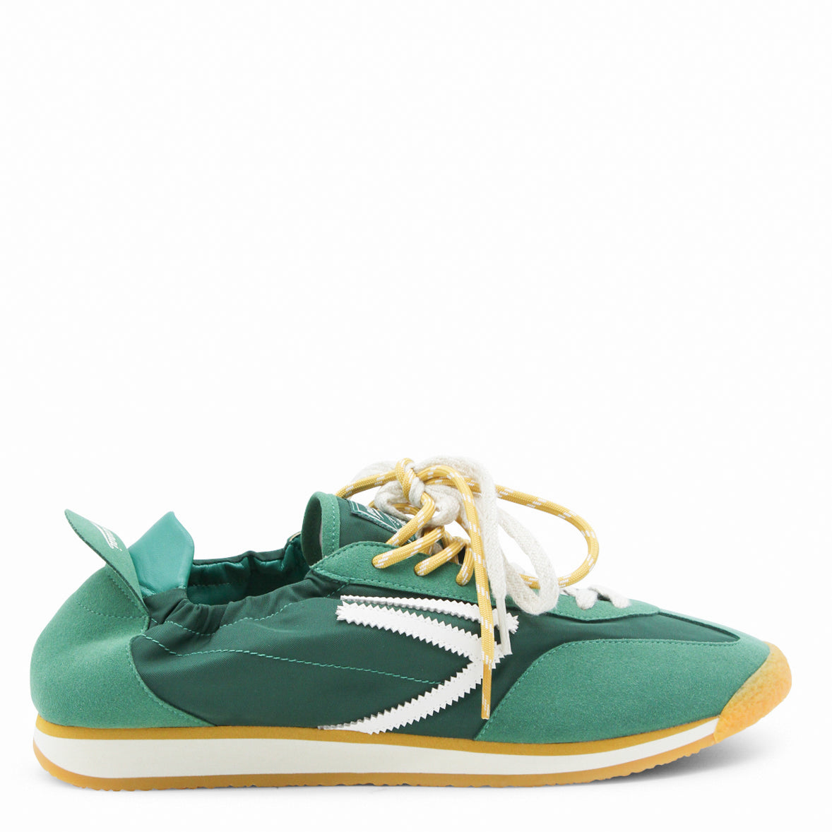 Dynamic Patterned Sneakers with Textured Upper