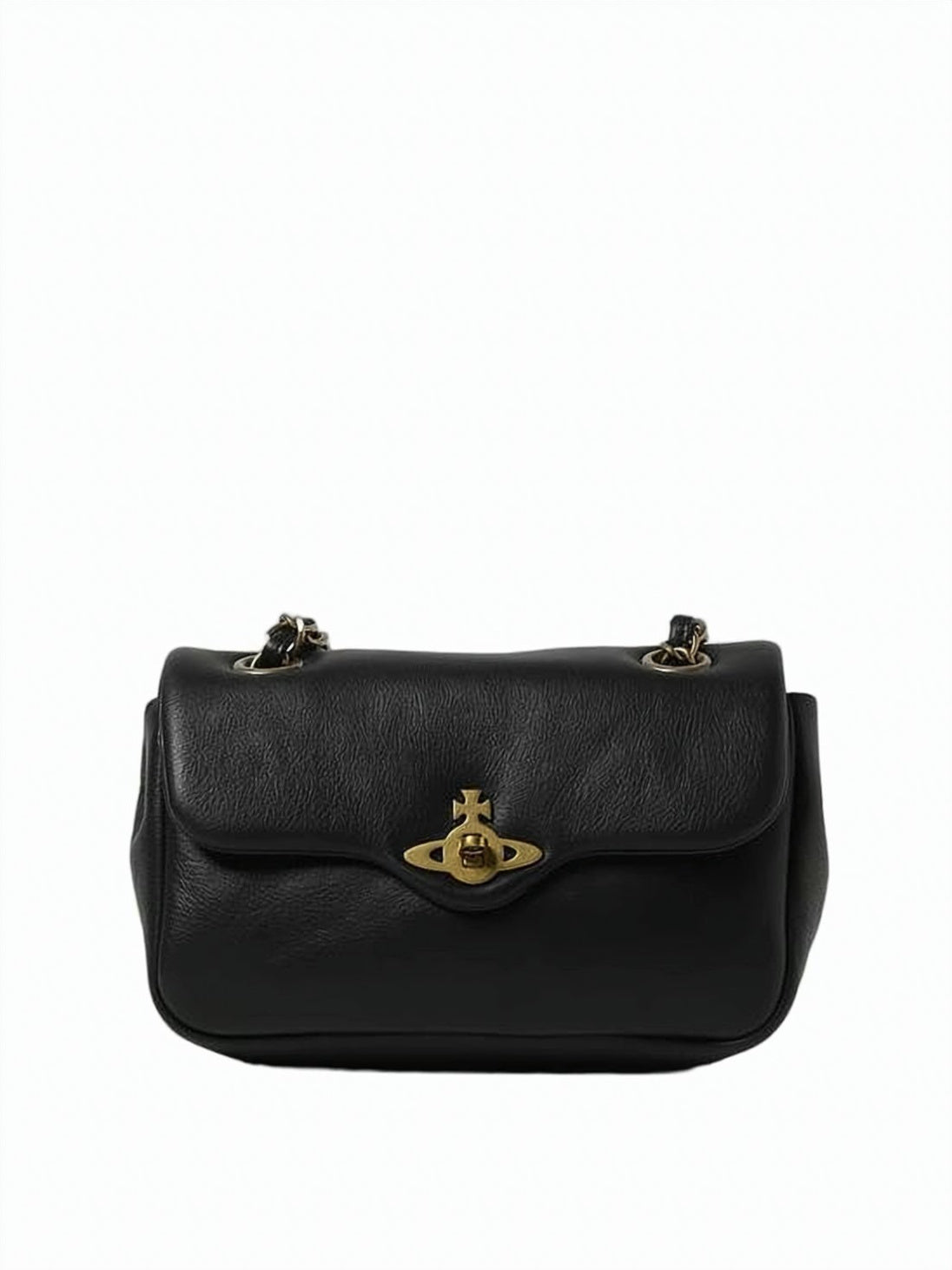 Smooth Cowhide Leather Small Shoulder Bag