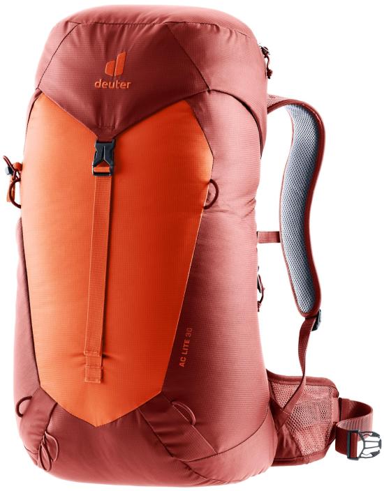 Vibrant Dual-Shade Polyamide Backpack With Flap Closure