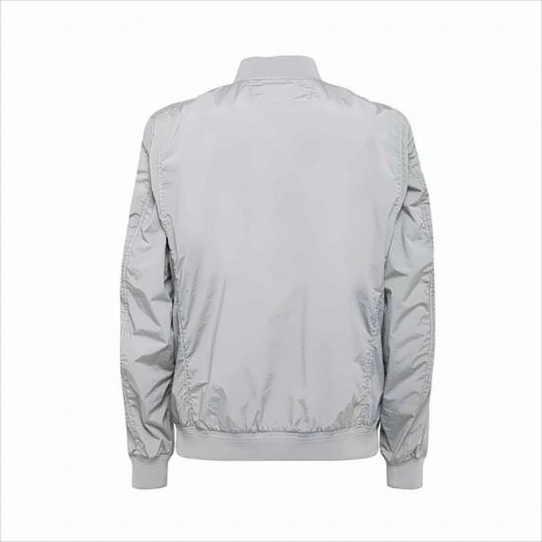 Lightweight Silver Bomber Jacket With Modern Design