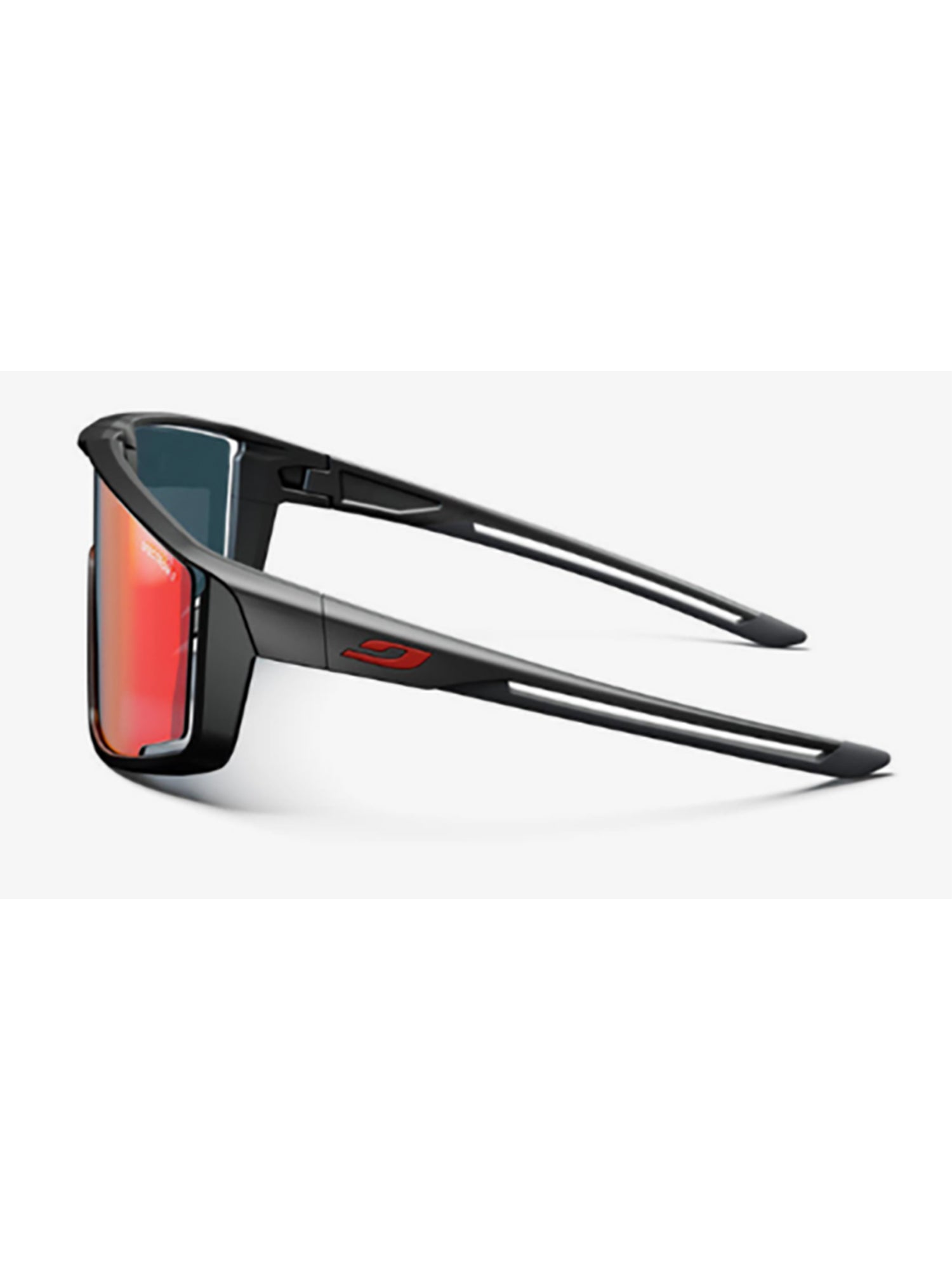 Shield-Shaped Fury Sunglasses with Gradient Tint