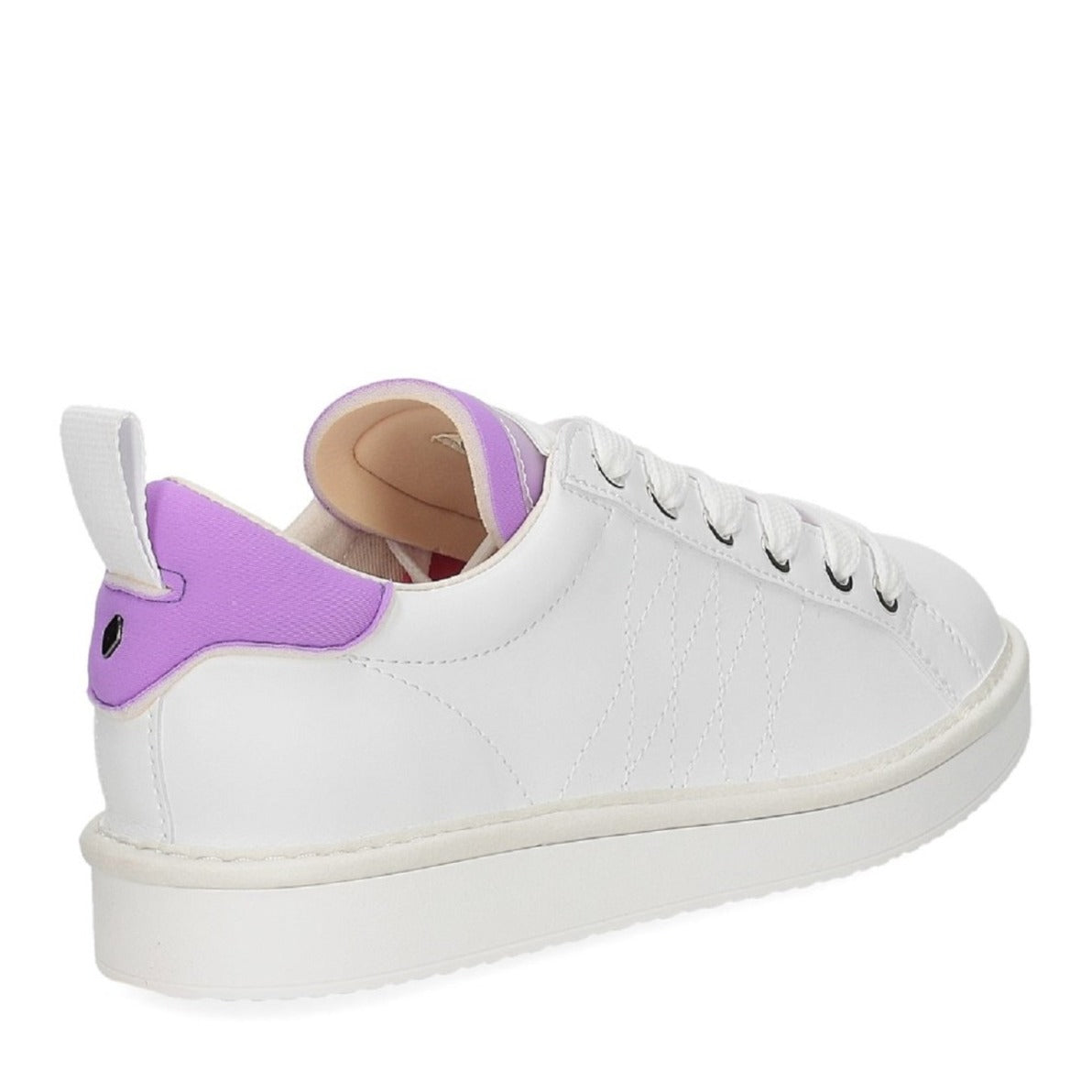 Białe sneakersy z ekoskóry