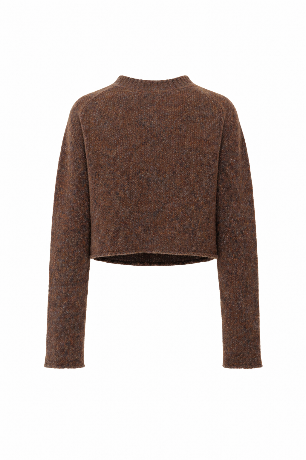 Boxy Alpaca-Blend Sweater With V-Neckline