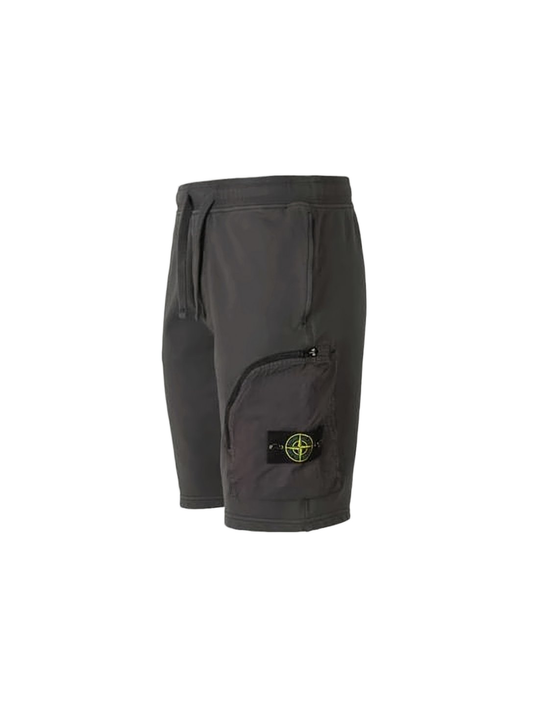 Comfort-Fit Dark Grey Cotton Shorts