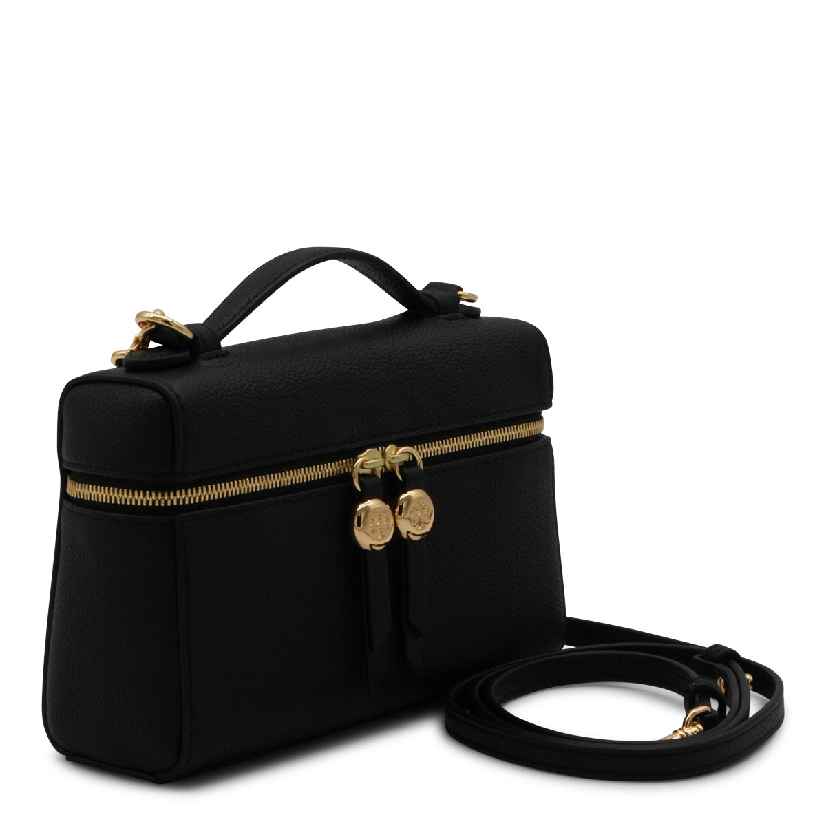 Textured Leather Crossbody Bag