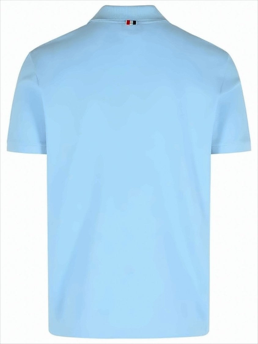 Short-Sleeve Polo Shirt with Structured Collar and Subtle Detailing