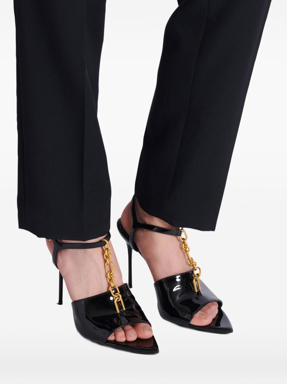 Open Toe Stiletto Sandals