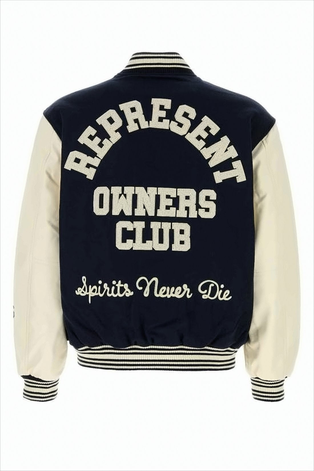 Varsity-Style Bomber Jacket with Embroidered Patches