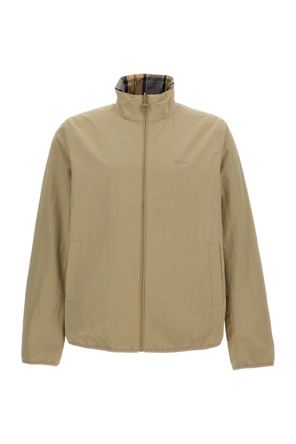 Reversible Korbel Beige Tartan Jacket
