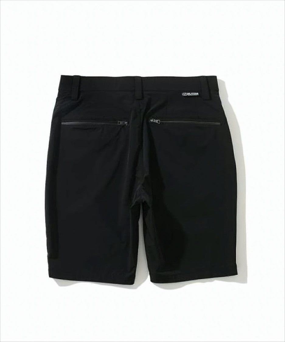 Tailored Black Shorts with Design