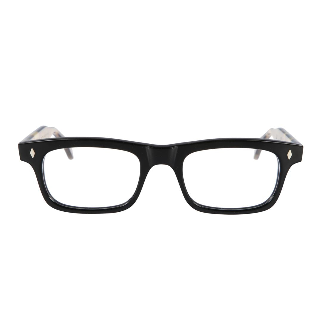 Niki Rectangular Eyeglasses with Glossy Black Frame