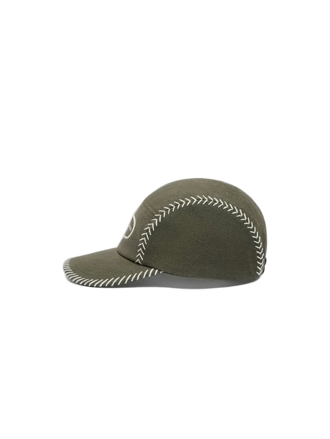 Structured Olive Green Jacquemus Cap