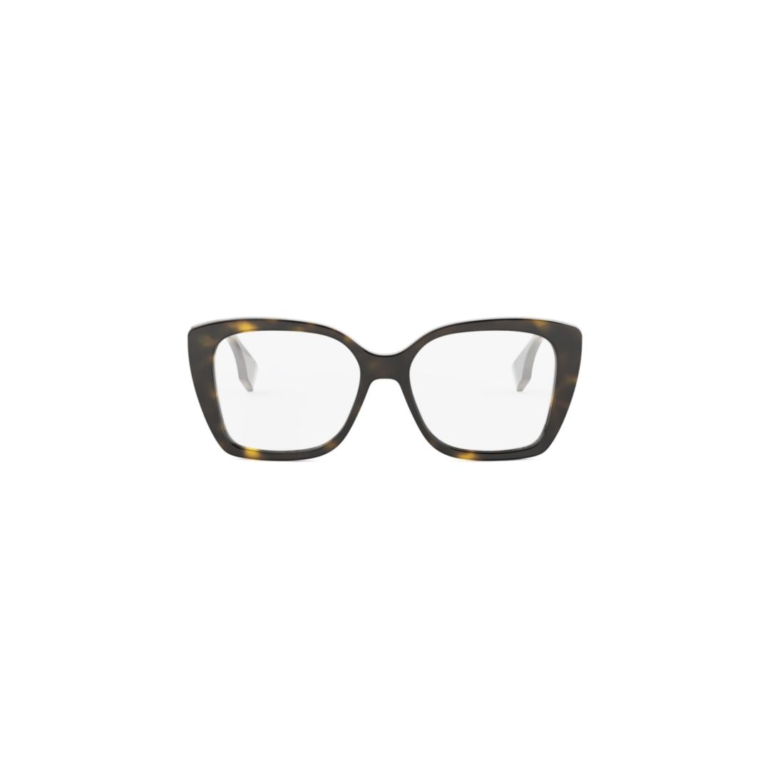 Fe50127i Oversized Square Tortoiseshell Frame Eyeglasses
