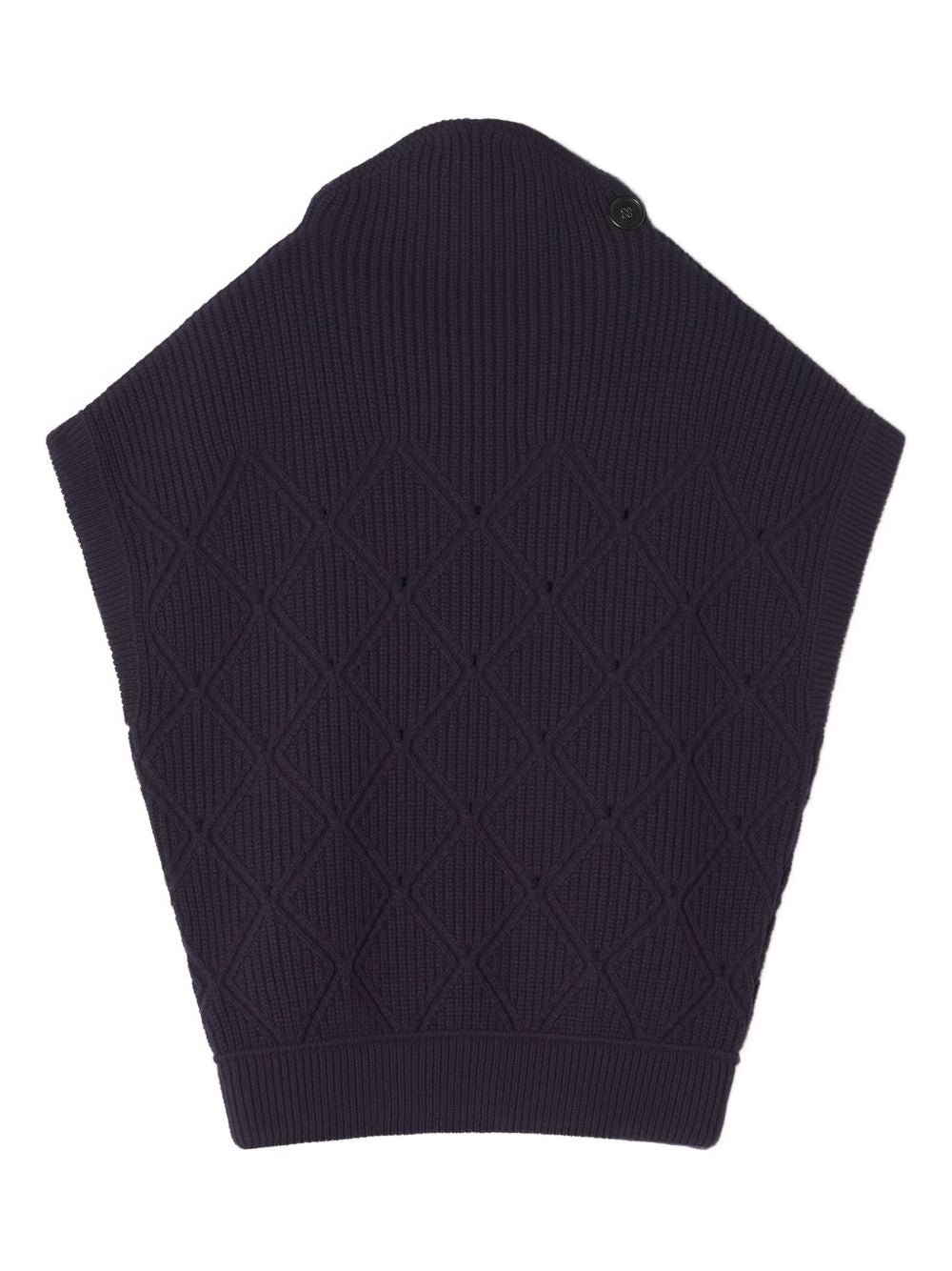 High Neck Short Sleeve Sweater