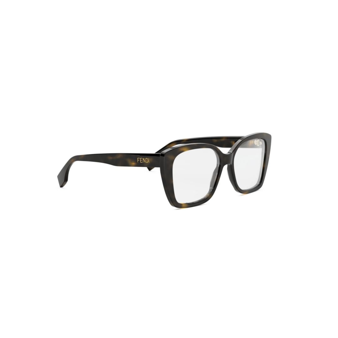 Fe50127i Oversized Square Tortoiseshell Frame Eyeglasses