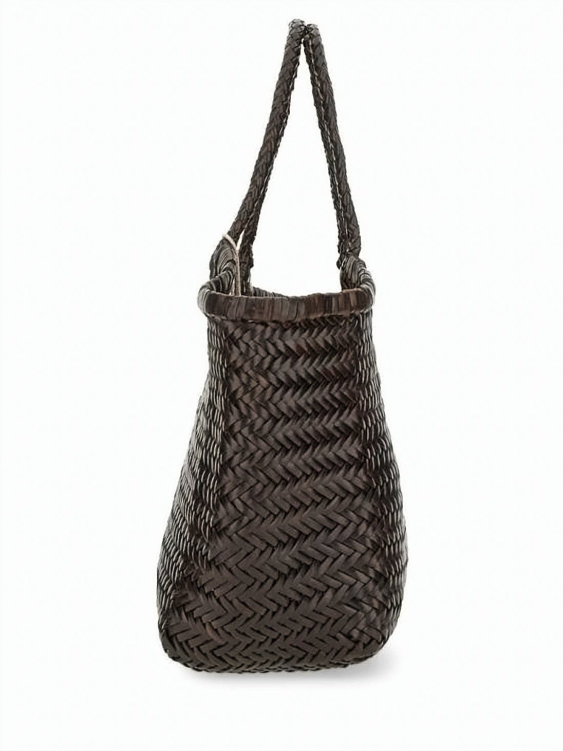 Woven Calf Leather Shoulder Bag