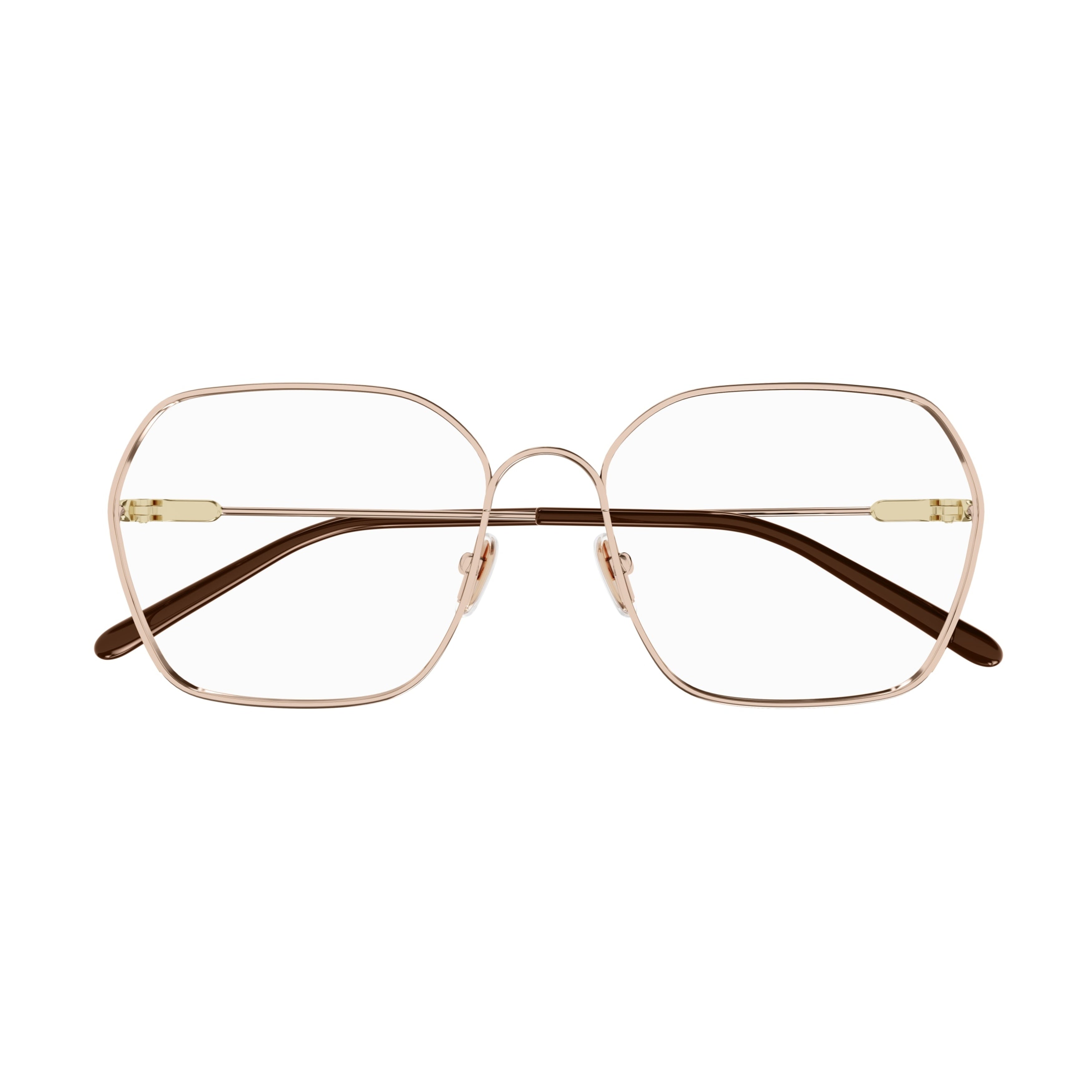 Ch0208o Delicate Rose Gold Metal Frame Eyeglasses