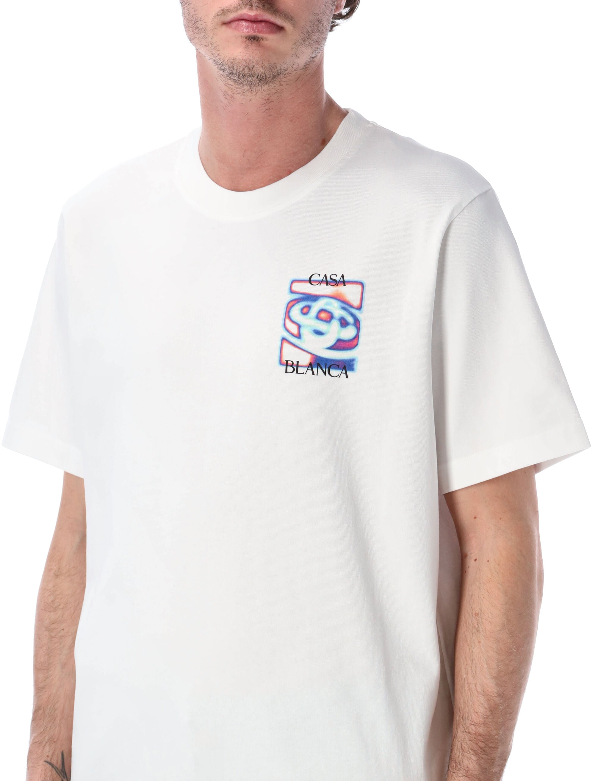 White Heat Map Logo White T-Shirt