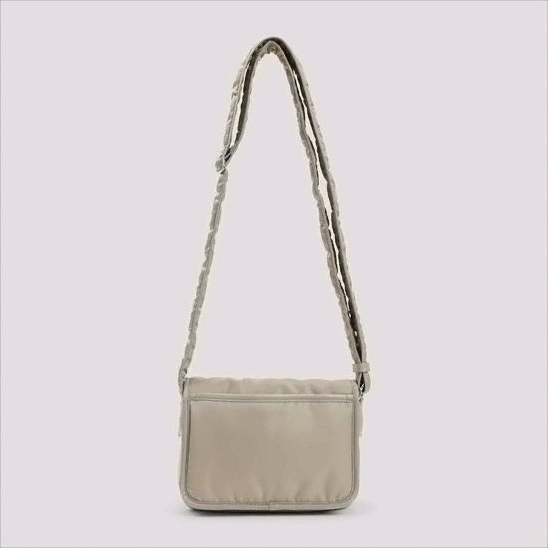 Compact Nylon Crossbody Bag with Structured Design