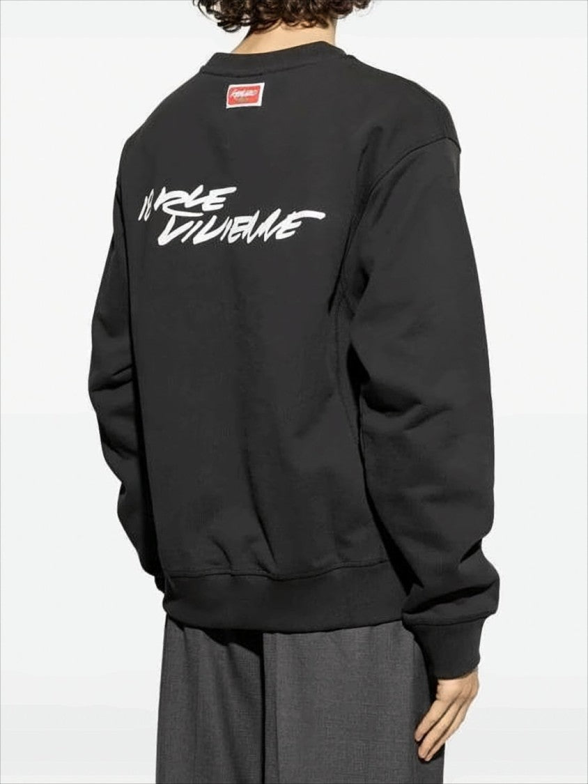 Relaxed Fit Long-Sleeve Sweatshirt With Graphic Design