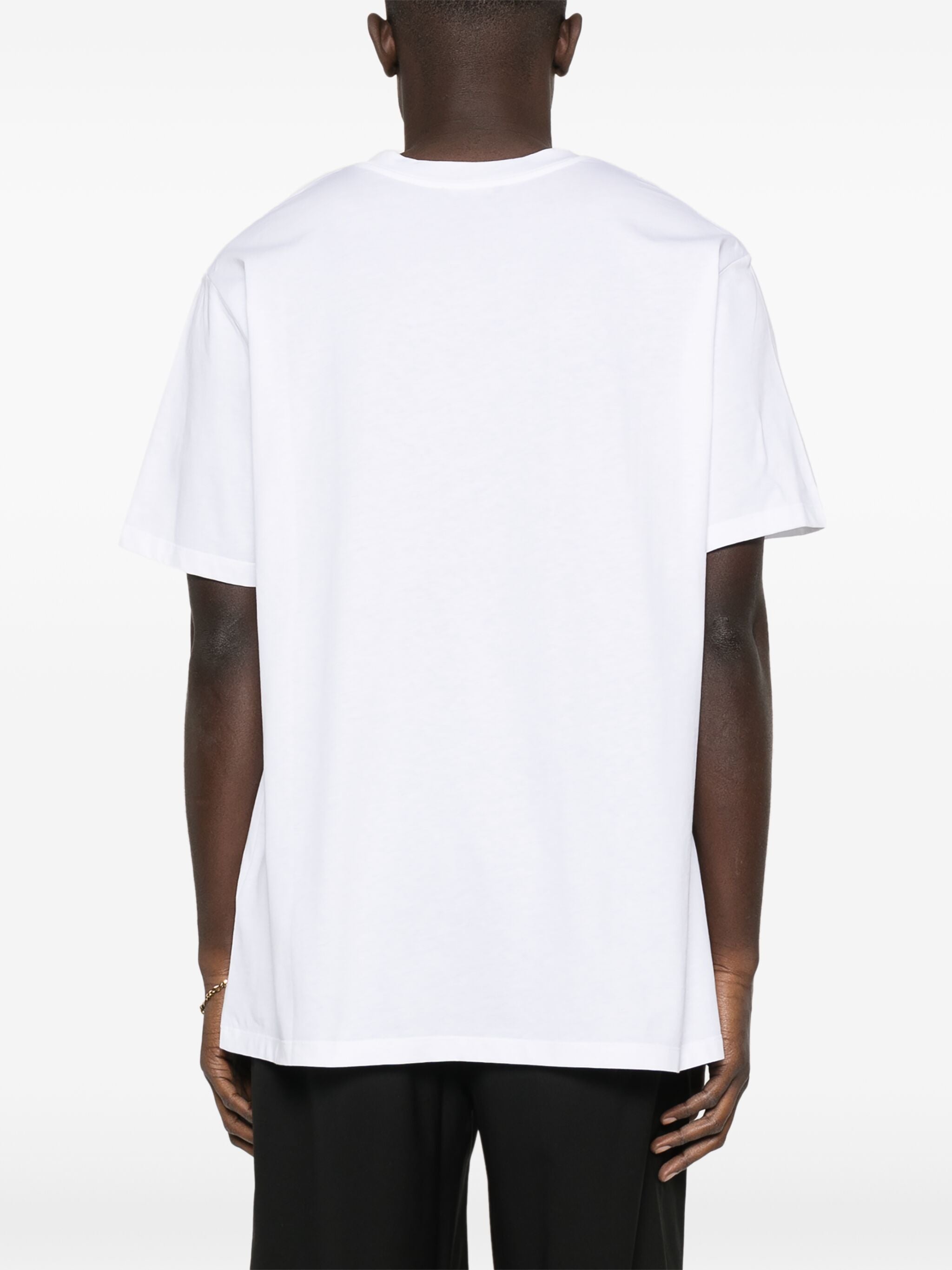 White T-Shirt Organic Cotton Logo T-Shirt