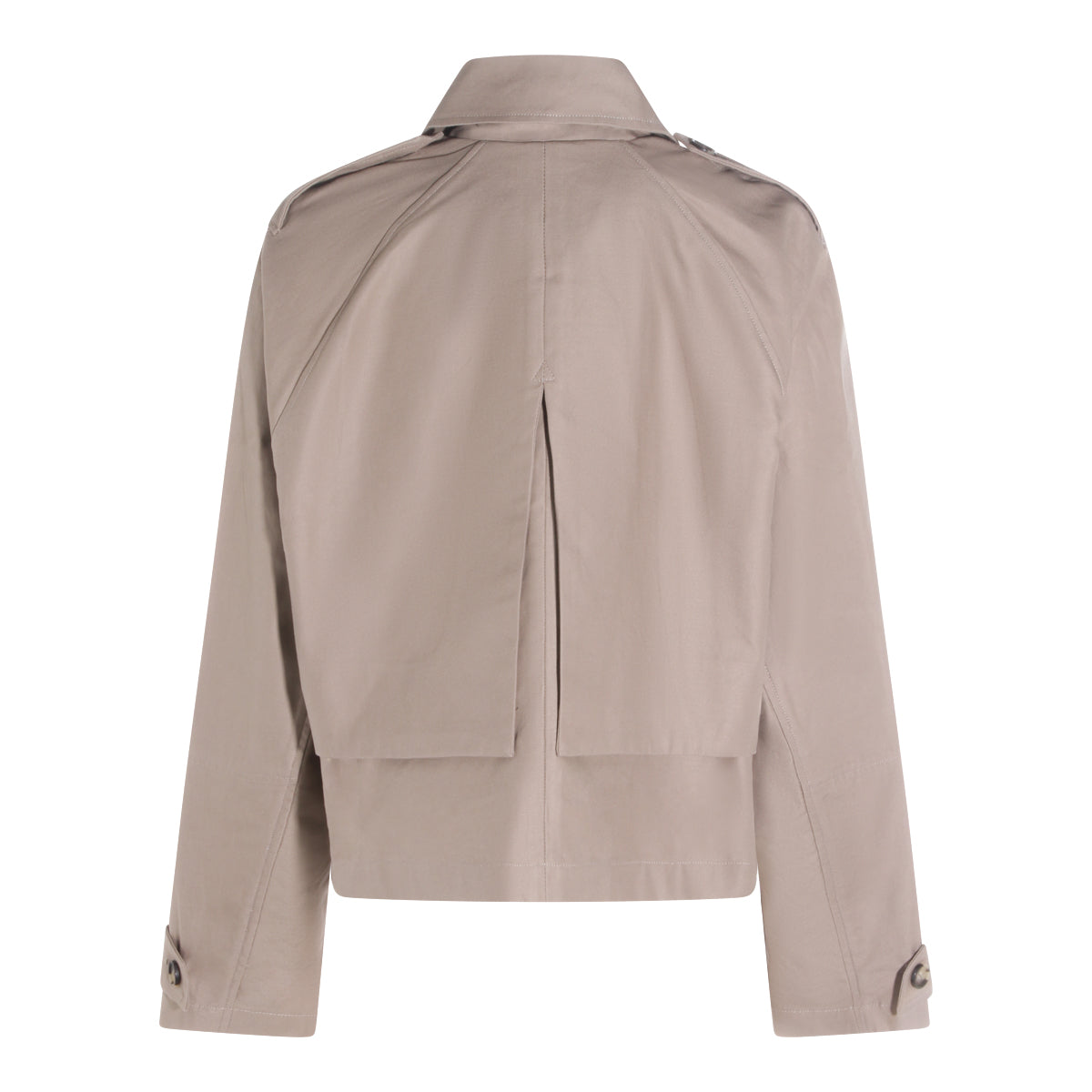 Cropped Jacket With Asymmetrical Closure