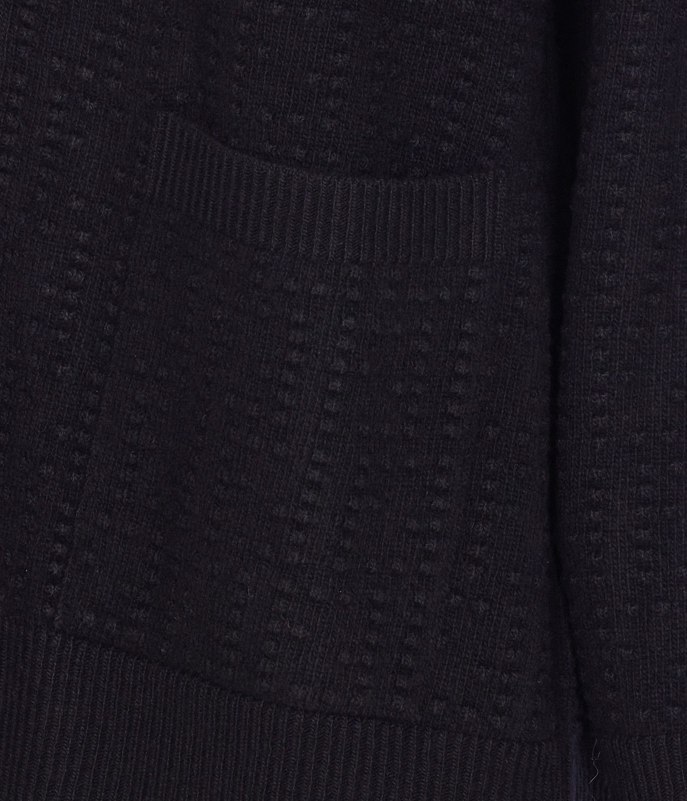 Textured Knit Cardigan with Deep V-Neckline