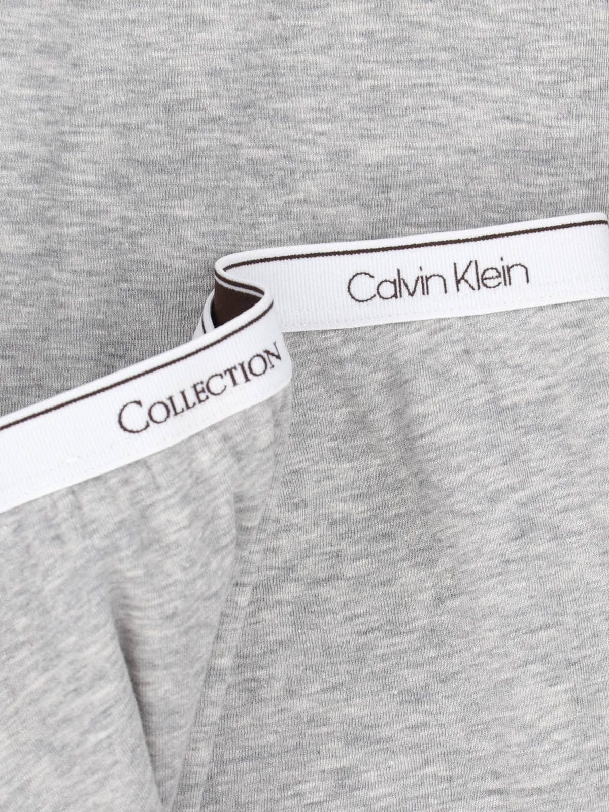 Grey Slim Tapered Elastic Waistband Trousers