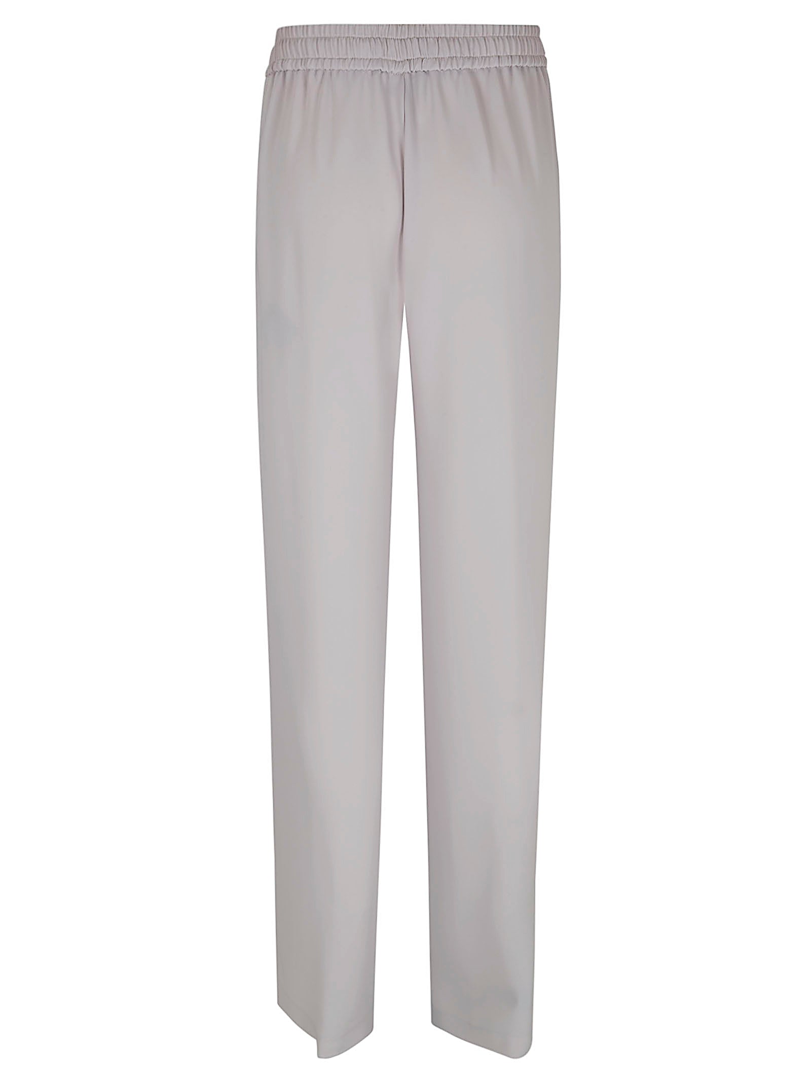 Straight-Leg Trousers with Elastic Waistband