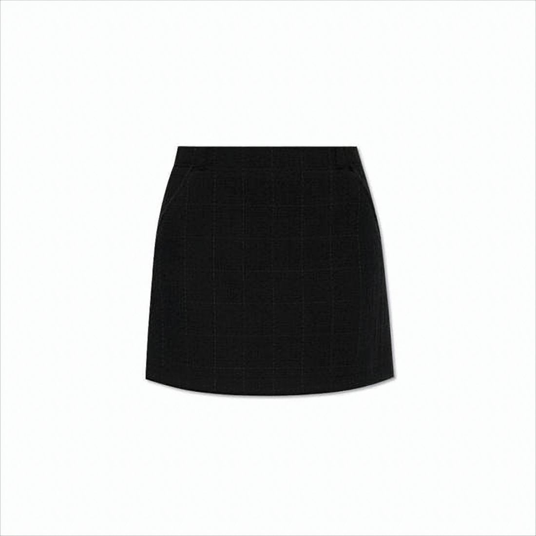 Subtle Checkered Mini Skirt
