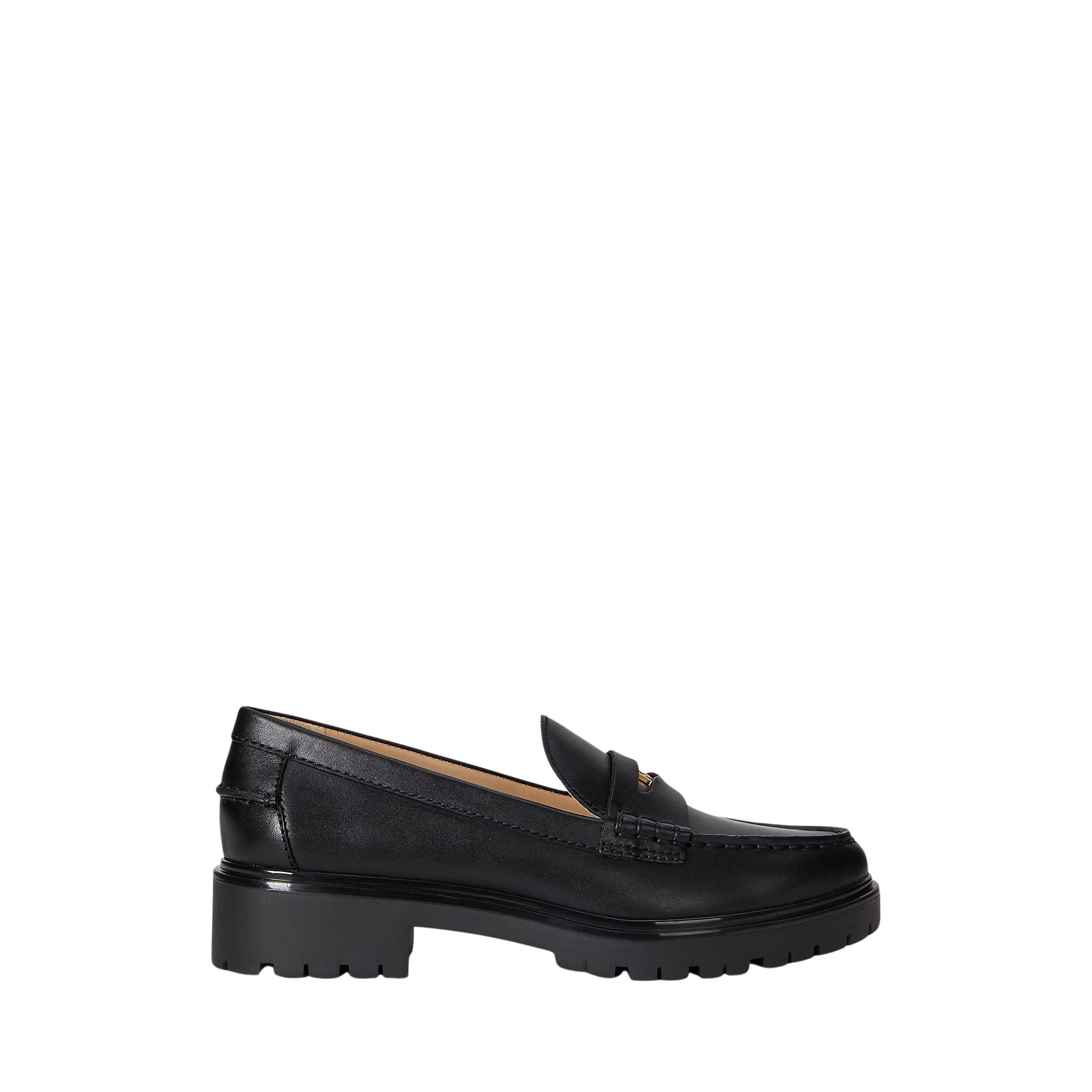 Marli Leather Loafers With Classic Moccasin Design