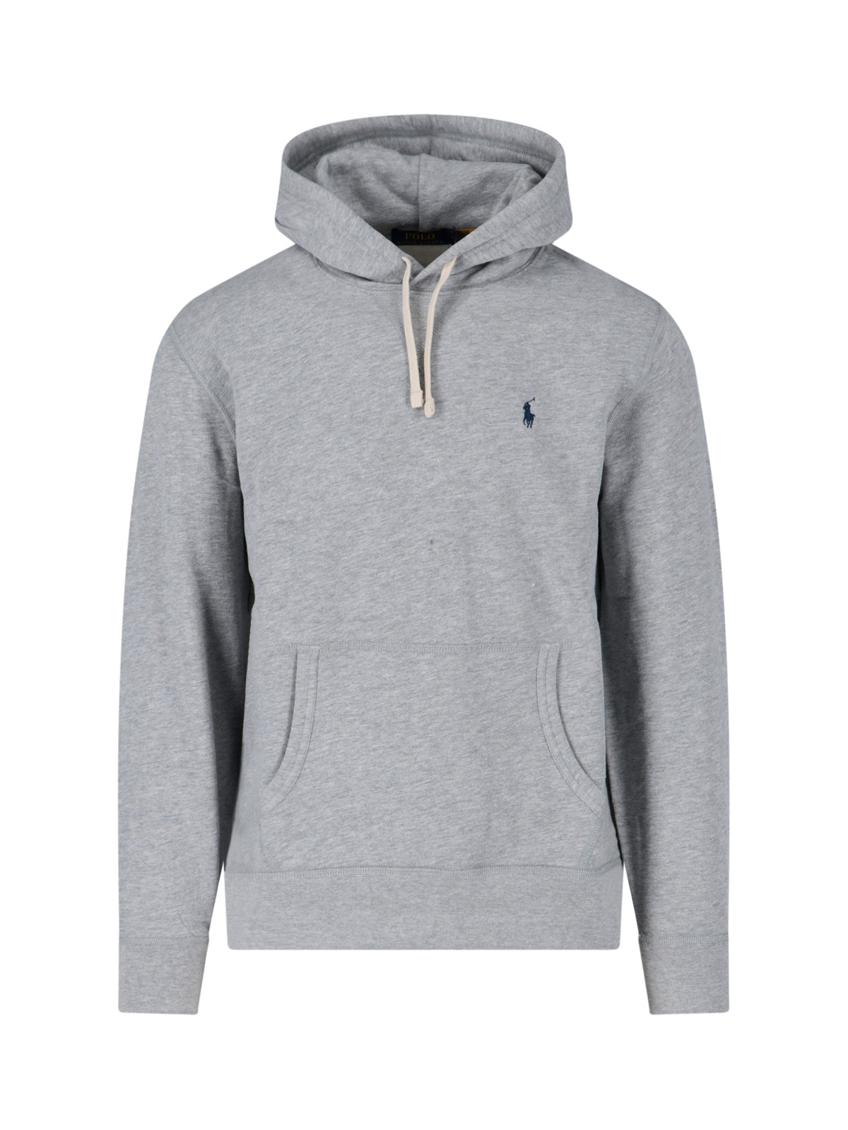 Hoodie, In Grey Cotton Blend