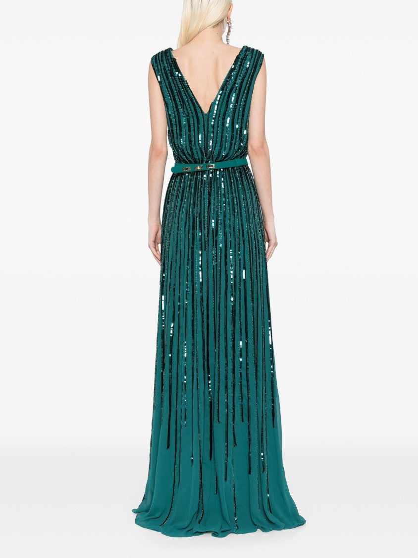Sequin Long Dress