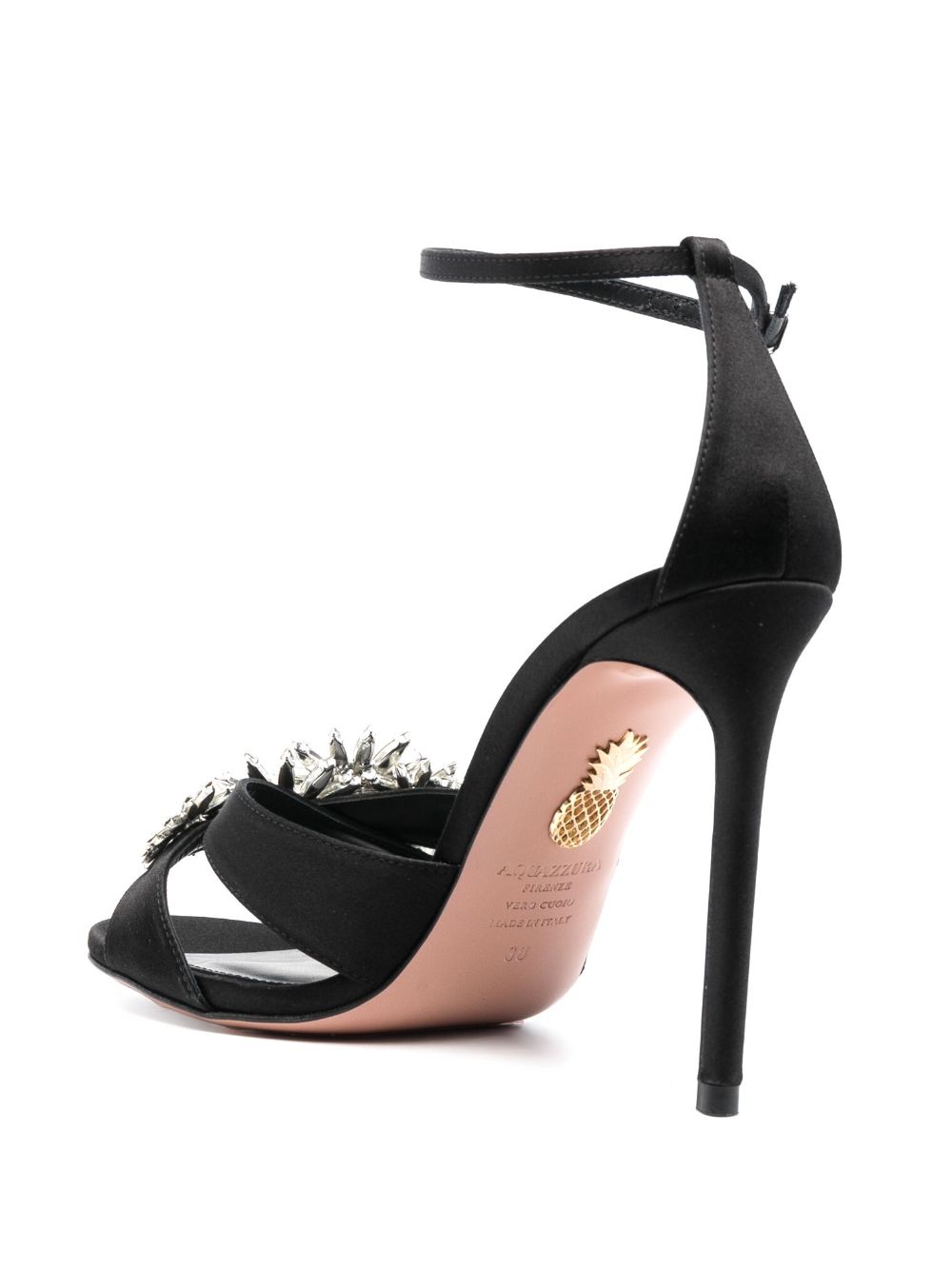 Crystal-Embellished High Stiletto Sandals