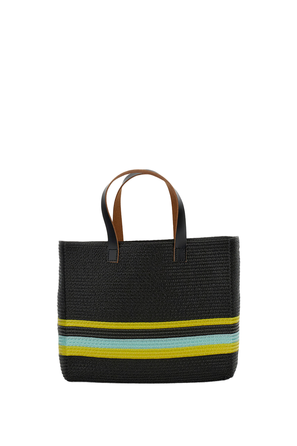 Small Straw Shopper Bag