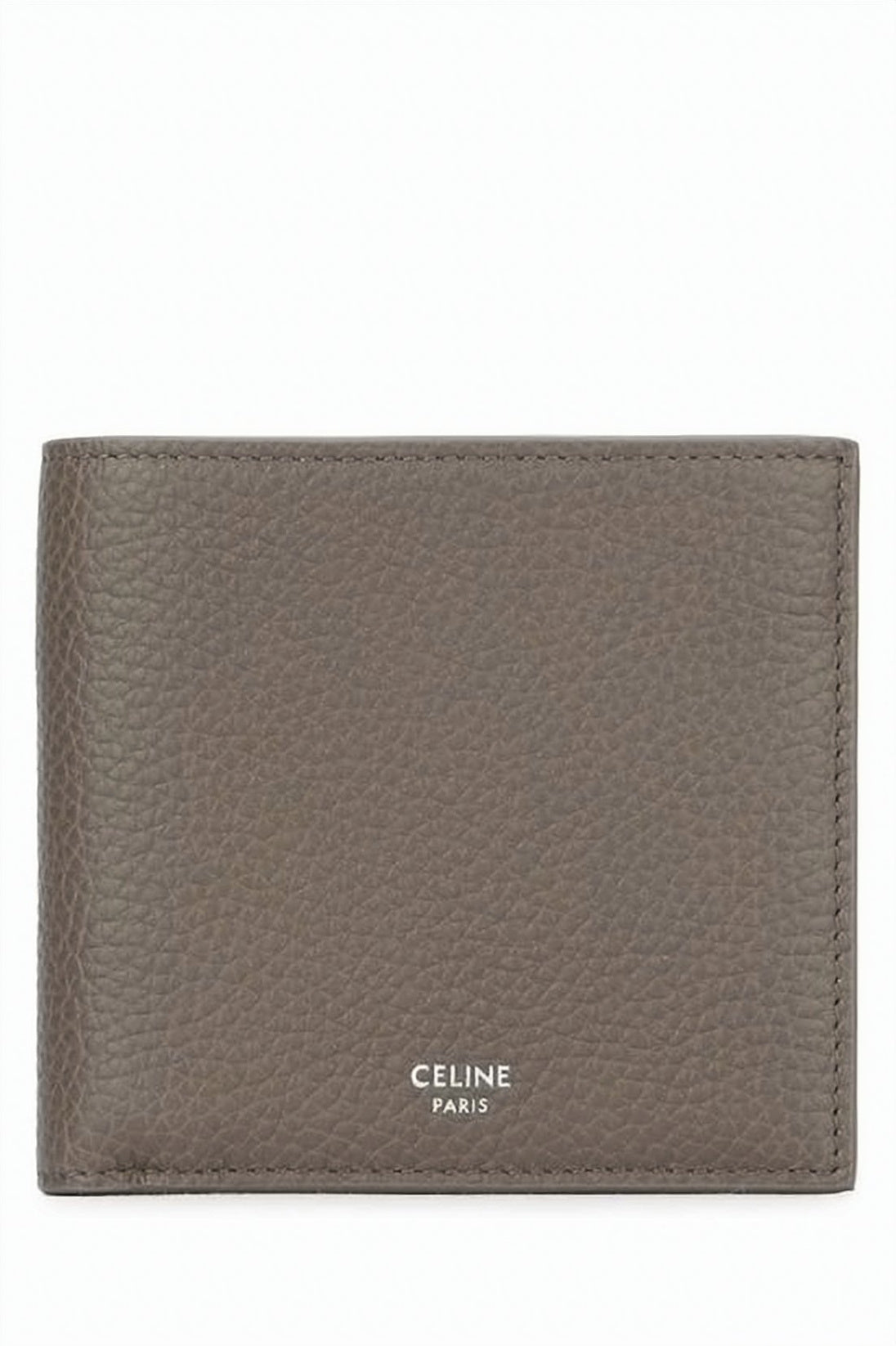 Black Bifold Textured Cowhide Leather Wallet