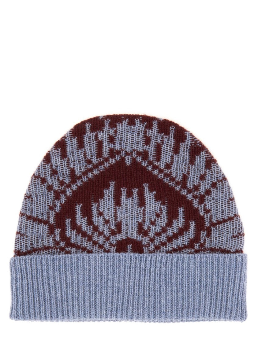Textured Wool Beanie Hat