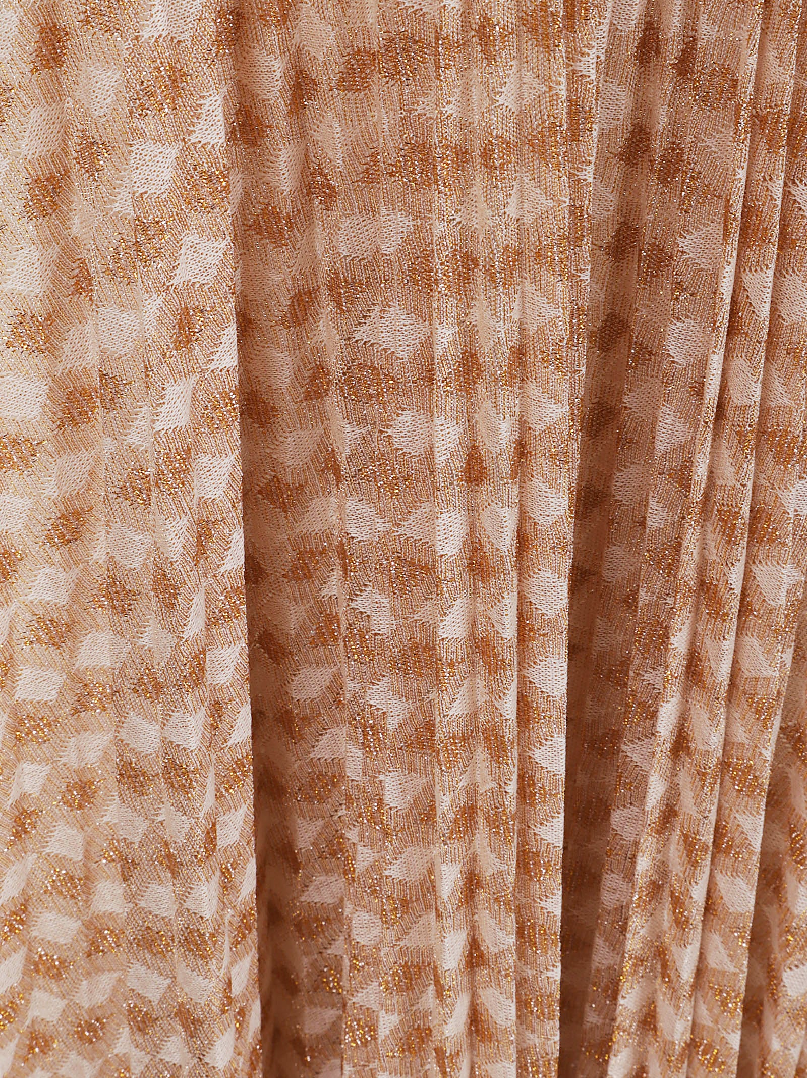 Pleated Midi Skirt With Delicate Shimmer