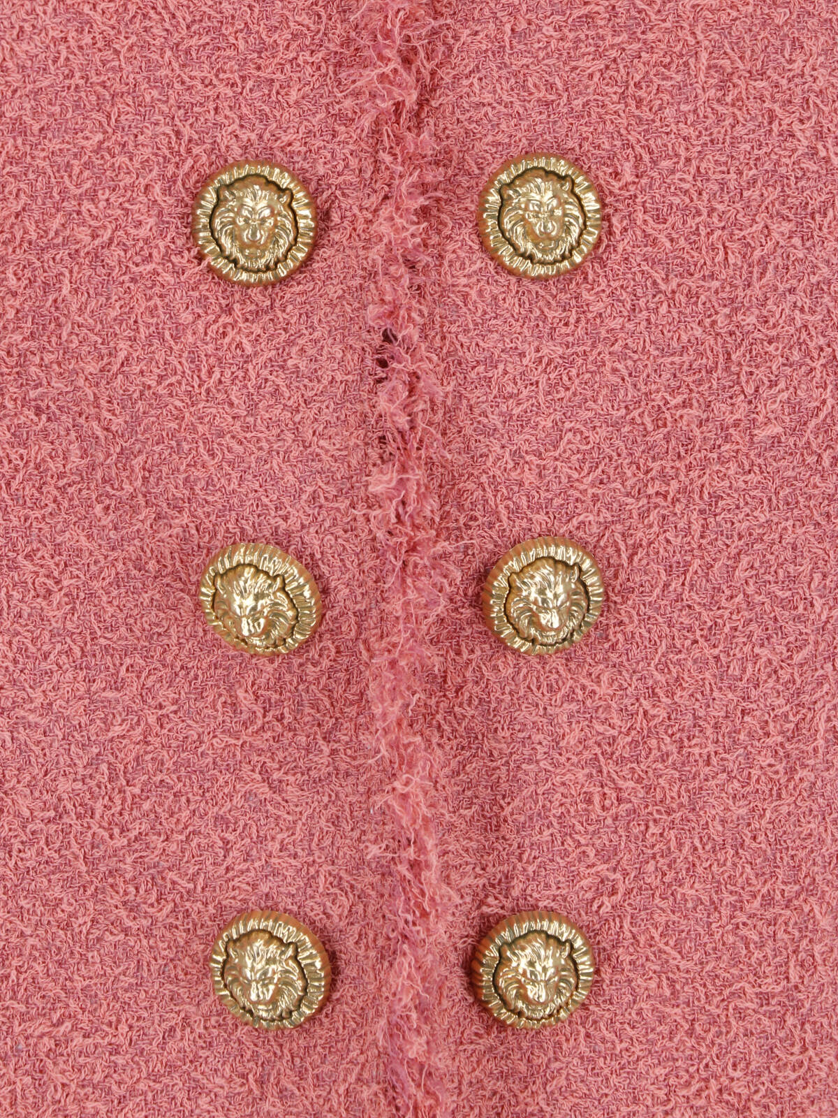 Pink Spencer Cropped Tweed Jewel Jacket