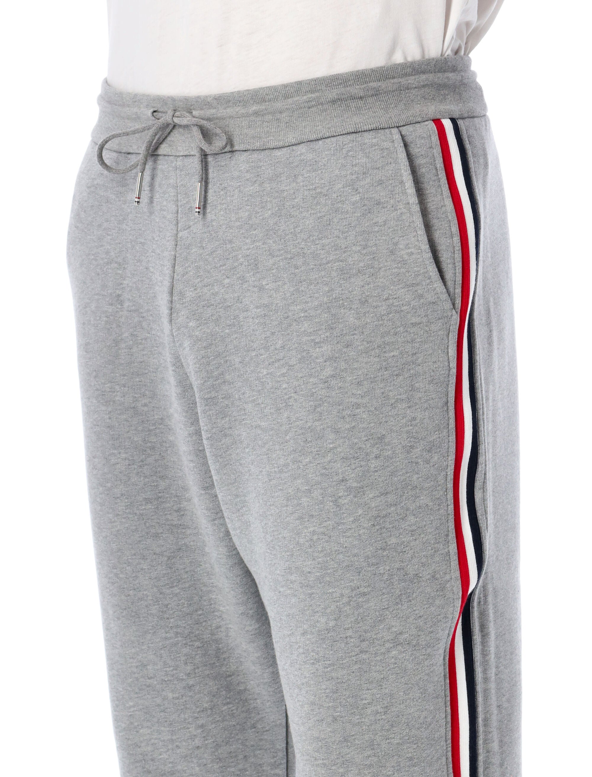 Grosgrain-Trimmed Tapered Sweatpants