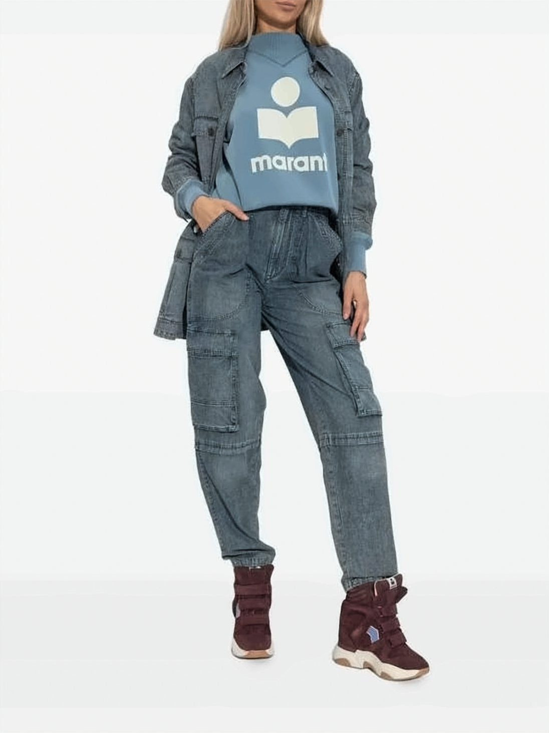 Relaxed Fit Long-Sleeve Sweatshirt