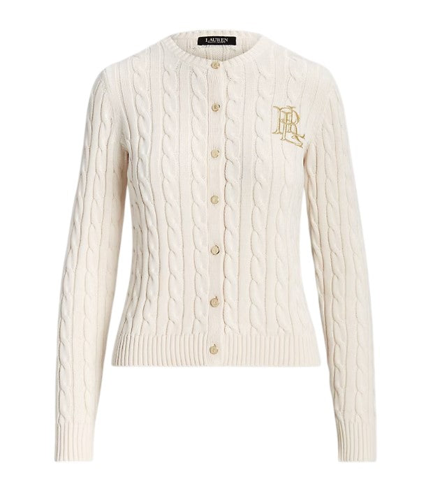 Cable-Knit Cotton Cardigan